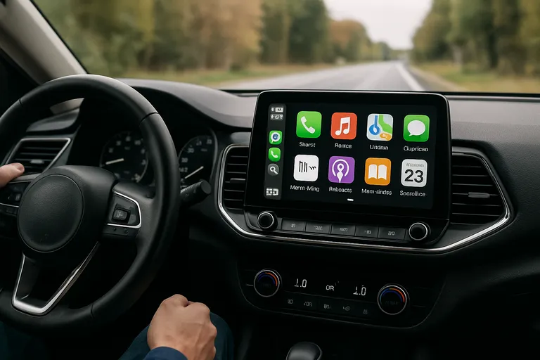 Wat kun je doen met een CarPlay scherm?